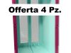 4 - La 6 divisibile con bordatura rosa e guide per fondo