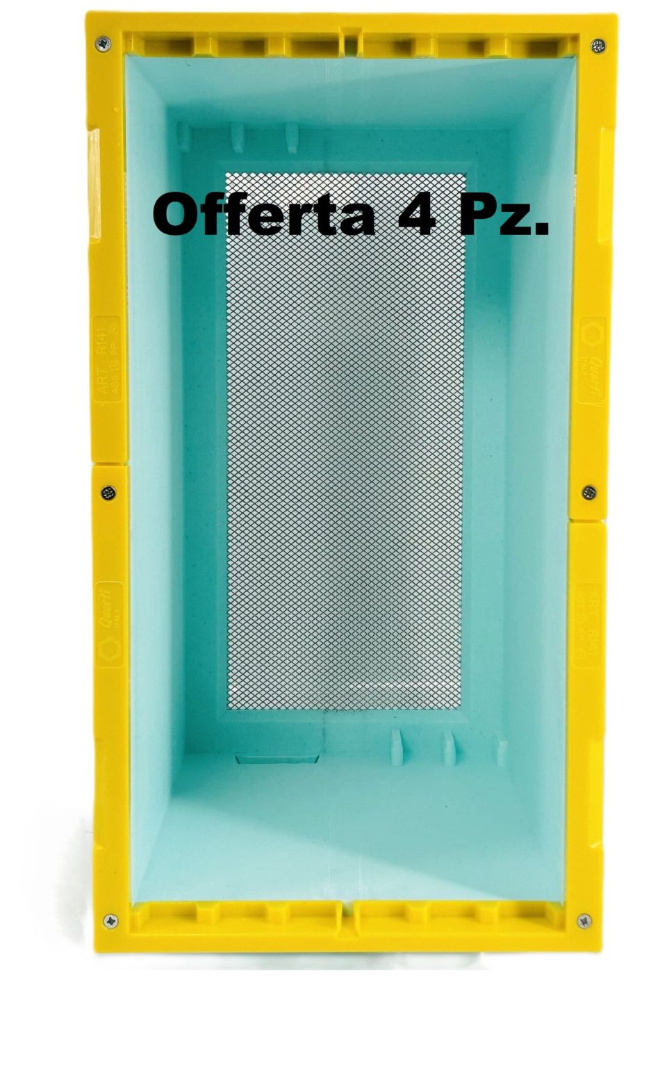 4 arnie La 6 fondo rete totale e bordatura gialla antiusura