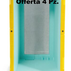 4 arnie La 6 fondo rete totale e bordatura gialla antiusura